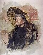 Ilia Efimovich Repin It is her portrait million Lease oil painting artist